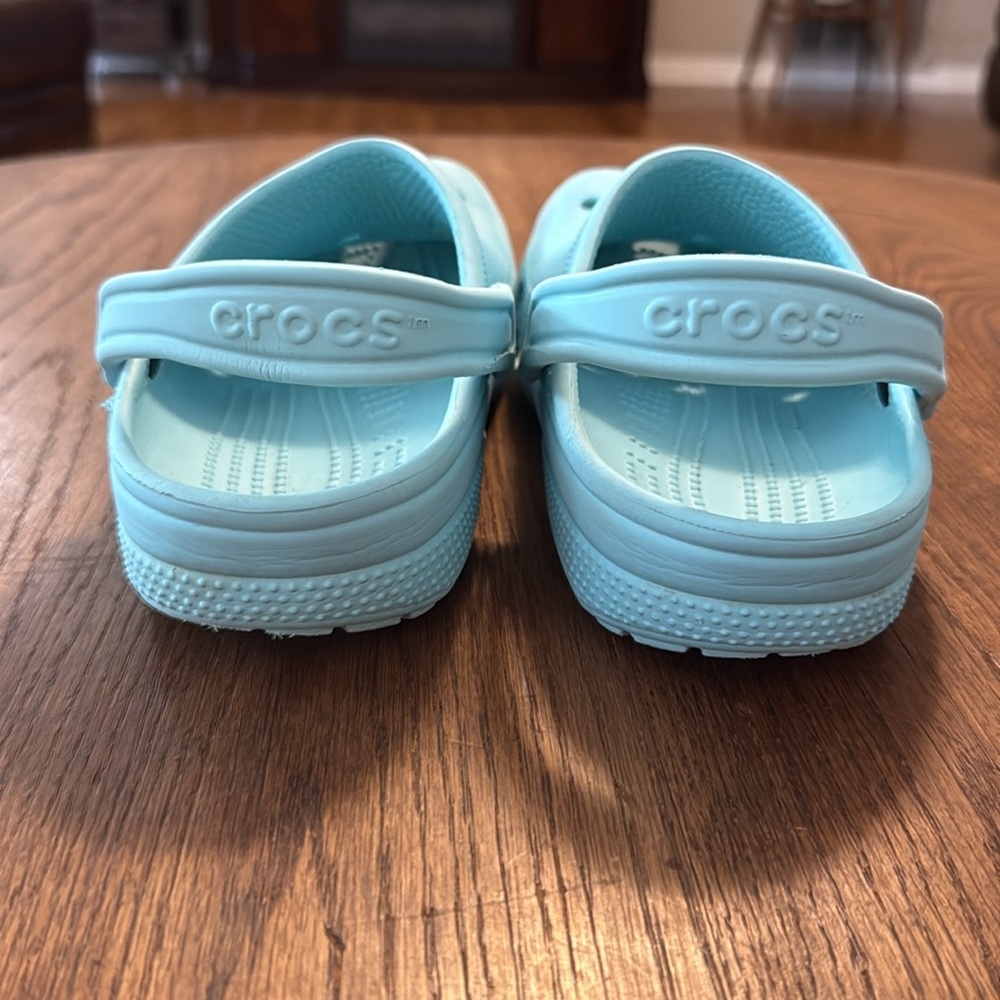 CROCS Blue Mules & Clogs with Roomy Toe Box women’s 9 - Picture 3 of 8